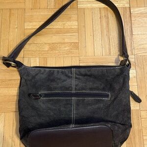 St. John’s Bay Brown Leather Bucket Bag